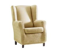 Eysa Aquiles Élastique repose-téte Housse de Fauteuil, Polyester Coton, Beige, 37x29x5 cm