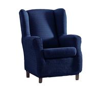 Eysa Aquiles Élastique repose-téte Housse de Fauteuil, Polyester Coton, Bleu, 37x29x5 cm