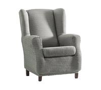Eysa Aquiles Elastique Repose-Tête Housse de Fauteuil, Polyester Coton, Gris 37x29x5 cm