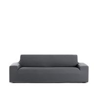 Eysa Housse de canapé 3 Places bi-élastique Couleur Gris foncé Design Harlem