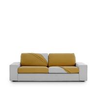 Eysa Housse de canapé bi-élastique pour Assise et Dossier Taille S Couleur Moutarde Design Harlem