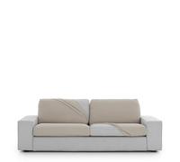 Eysa Housse de canapé bi-élastique pour Assise et Dossier Taille XL Couleur Lin Design Harlem