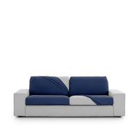 Eysa Housse de canapé bi-élastique pour Assise et Dossier Taille XXL Couleur Bleu Design Harlem