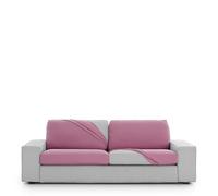 Eysa Housse de canapé bi-élastique pour Assise et Dossier Taille XXL Couleur Rose Design Harlem