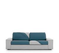 Eysa Housse de canapé bi-élastique pour Assise et Dossier Taille XXL Couleur Vert émeraude Design Harlem