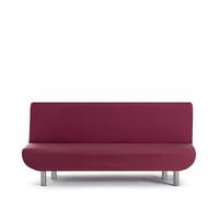 Eysa Housse de canapé bi-élastique pour clic-clac 3 Places Couleur Bordeaux Design Harlem