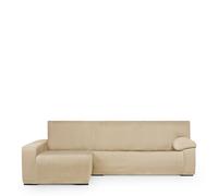 Eysa Housse de canapé en L Extensible Beige Bras Gauche Long Vue du Face Design Luz