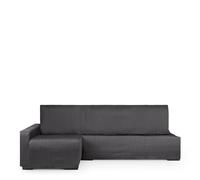 Eysa Housse de canapé en L lit Extensible Anthracite Bras Gauche Vue de Face Design Luz