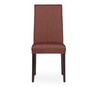 Eysa Housse de Chaise Extensible avec Dossier Marron Lot de 2 Design Luz