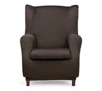 Eysa Housse de Fauteuil Extensible orellier 1 Place Marron Design Luz