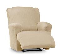 Eysa Housse de Fauteuil Extensible Relax inclinable 1 Place écru Design Luz
