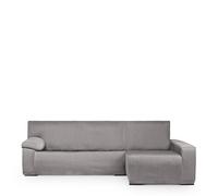 Eysa Mini Housse de canapé en L Extensible Gris Bras Droite Long Vue du Face Design Luz
