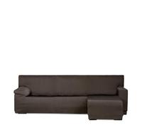 Eysa Mini Housse de canapé en L Extensible Marron Bras Droite Court Vue du Face Design Luz, Chaudière
