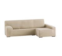 Eysa Ulises Housse de Canapé élastique avec Chaise Longue à Droite, Beige, 250-310 cm