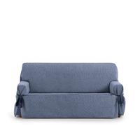 Eysa Valkiria Housse de canapé Universel avec des Rubans 2 Seatss, Couleur 02, Bleu 3