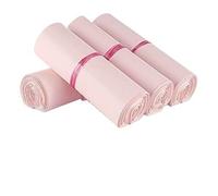 EYZJQSTUV Sacs d'expédition en Plastique Auto-adhésifs, Enveloppes Postales Auto-adhésives Roses, Plusieurs Tailles, 100 pièces(17x30)