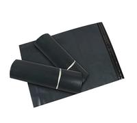 EYZJQSTUV Sacs d'expédition en Plastique Auto-adhésifs, Sacs de courrier 100 pièces Noir Plusieurs Tailles enveloppes d'expédition en Plastique Auto-adhésives(15x25cm(1.6g))