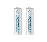 Esperanza EZA103W - Batterie 2 x AA / HR6 - NiMH - (rechargeables) - 2000 mAh - blanc Blanc G