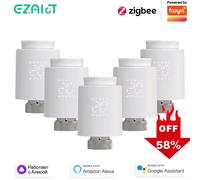 EZAIOT Tuya ZigBee Smart TRV vanne thermostatique Thermostat radiateur actionneur régulateur de température voix Alexa Google Home Alic 3PCS Zigbee TRV