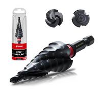 EZARC Foret étagé Ø4-20mm HSS Cobalt Pro TiAIN Foret conique professionnel foret d'épluchage pour métal, inox, aluminium, bois, plastique, foret conique 9 étapes