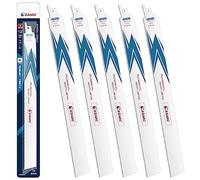 EZARC Lame de scie sabre Heavy Metal de coupe 300mm 14TPI R1226PM+ (5-Pack)