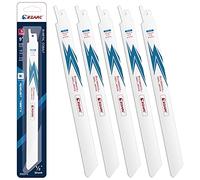 EZARC Lame de scie sabre Thin-medium Coupe Métal 225mm 18 TPI R922PT (5-Pack)