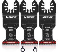 EZARC Lames de scie multi-outils au carbure de tungstène 3pcs - pour métal clous bois plâtre construction à sec PVC