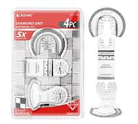 EZARC Lames de Scie pour Outil Multifonction Diamant, Lame Segmentée, Accessoires pour Outil Multifonction, Carrelage pour Mortier, Lames Oscillantes, lot de 4