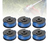 EzSyooAM Lot de 6 bobines de fil de rechange compatibles avec Ryobi pour débroussailleuse ONE+ AC14RL3A OLT1832 RAC124, compatible avec les débroussailleuses Ryobi 18 V, 24 V, 40 V