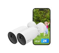 EZVIZ 2K Caméra Surveillance WiFi Extérieure sans Fil CB3 2PK | Mode AOV (Enregistrement 24h/24),Détection d’Humains/Véhicules, Vision Nocturne Couleur, Défense Active, Étanche IP66
