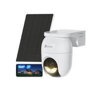 EZVIZ 3K+(6MP) 4G/Wi-Fi Camera Solaire Exterieur CB8 Lite & 5W Solar Panel | Camera Exterieur sans Fil,Mode AOV (Enregistrement 24h/24),Détection Humaine/Véhicules,Vision Nocturne Couleur,Défense Active