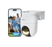 EZVIZ 3K+(6MP)Camera Surveillance WiFi Exterieure sans Fil sur Batterie, Détection de Personnes/Véhicules,Caméra Extérieure 360° PTZ, Mode AOV,Vision Nocturne Couleur,Audio Bidirectionnel,CB8 Lite 6MP