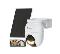 EZVIZ 4K(8MP) Camera Surveillance WiFi Exterieure sans Fil CB8 Lite Kit | Mode AOV (Enregistrement 24h/24),Détection de Personnes/Véhicules,Vision Nocturne Couleur,Défense Active,Panneau Solaire 5W