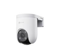 EZVIZ 4K Caméra de Surveillance WiFi Extérieure avec Détection de Personne, Suivi Auto, Vision Nocturne en Couleur, Alarme Sirène et Flash, Audio Bidirectionnel, H.265, Compatible Alexa, H8c Pro