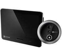 EZVIZ caméra de surveillance intelligente EP4, Wi-Fi, 4K UHD (8 Mpix), écran tactile 5,5 pouces, indice de protection IP54, couleur argent