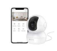 EZVIZ Caméra Surveillance WiFi Intérieure 360°, FHD 1080P, Camera WiFi 2.4Ghz, Vision Nocturne, Détection de Mouvement Suivi Intelligent, Audio Bidirectionnel, Compatible avec Alexa pour Bébé/Animaux