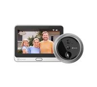 EZVIZ DP2C 1080P Visiophone Connecté Interphone Vidéo, Judas Numérique, Caméra avec 4.3 Pouces Moniteur, Surveiller Via Smartphone, PIR Motion Detection, Audio Bidirectionnel, 5m Vision Nocturne