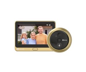 EZVIZ DP2C or 1080P Judas de Porte Camera Surveillance, Visiophone Connecté Interphone Vidéo, Judas Numérique 4.3’’ Écran Batterie 4600mAh, PIR Motion Detection, Audio Bidirectionnel