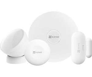Ezviz EZVCSTX/A3 Centrale – Capteur PIR, Capteur Ouverture/Fermeture, Bouton ZIGBEE