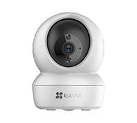 EZVIZ H6c, Caméra de sécurité IP, Intérieure, Avec fil &sans fil, Plafond/mur, Blanc, Sphérique CS-H6C-R101-1G2WF