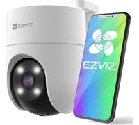 EZVIZ Caméra de sécurité IP H8c Wi‑Fi motorisée 350° 1920×1080 Intérieur/Extérieur Blanc