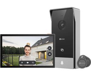 EZVIZ HP5 système vidéophone 17,8 cm (7 ) Noir, Argent