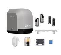 EZVIZ Moteur Portail Coulissant 600 kg,Ouvre Portail Auto HG2 600 Pro | Vantaux Max 8m, Caméra 2K d'Alarme,Détection d'Obstacles,Batterie de Secours,Télécommandes&Contrôle APP, Facile à Installer