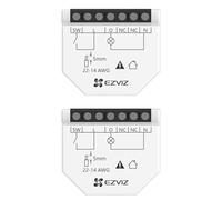 EZVIZ Relais Smart Wifi T35W, contrôle sans fil, minuterie et programmation, compatible avec Google et Alexa (2 unités)