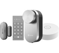 EZVIZ DL01PRO Smart Lock avec Clavier Multifonctionnel et A3 Passerelle Domestique, Serrure Connectée fonction Bluetooth accès à distance, Serrure Smart Lock accès sans Clé pour Maison Connectée
