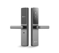 EZVIZ Serrure intelligente DL05, serrure de porte à entrée sans clé 7-en-1, avec accès par empreinte digitale - Entrée sans clé sécurisée, options de déverrouillage multiples, alertes instantanées