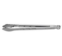 F. Dick 90156402 Pince à barbecue 40 cm, design stable, convient également pour les grandes grillades, avec mécanisme de fermeture, pince universelle, Argenté