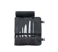 F. DICK ActiveCut 89067000 Lot de 6 couteaux de cuisine avec fusil à aiguiser et fourchette à viande, étui en fibres synthétiques lavables