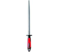 F. Dick F. Abrasive steel DICKORON Micro (meat steel with blade length 30 cm, round, 65 HRC) 73171302-63, Black