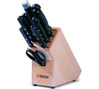F. DICK Holzmesserblock Superior 9-teilig Messerblock aus Holz + Messer